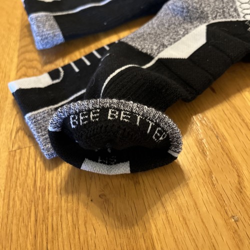 Bombas Hec Tec All performances Calf Socks Cushion S/M Black Unisex NEW - Picture 7 of 8