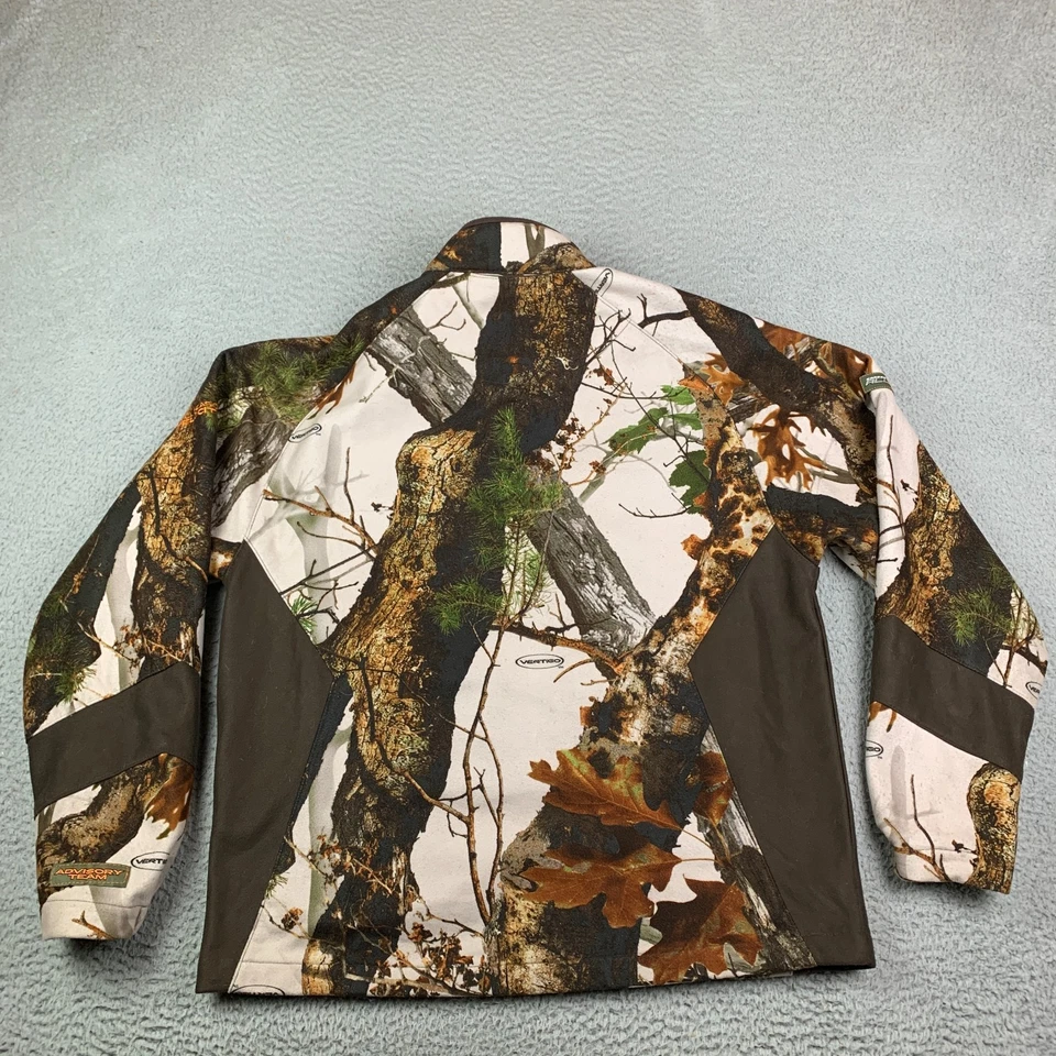 Scent Lok Vertigo Camo Jacket Mens Medium White Zip Hunting Gorpcore Grunge Y2K - Image 2 of 4