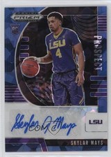 2020-21 Panini Prizm Draft Picks Prospect Blue Ice 30/75 Skylar Mays Auto 13c1