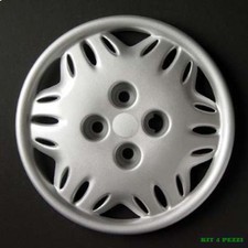 SET 4 COPRICERCHI COPPA RUOTA COPRIRUOTA PER FIAT SEICENTO SUITE R13 S/LOGO