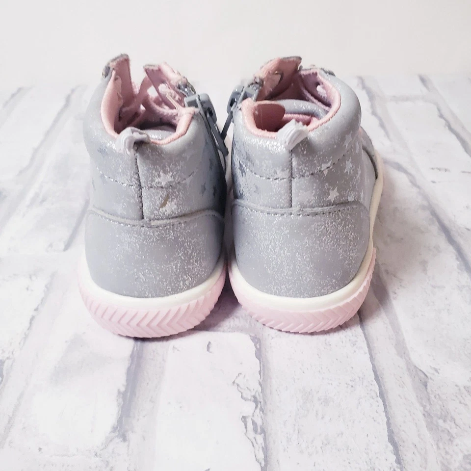 Zapatillas altas unicornio para niñas pequeñas Foto 3 de 4