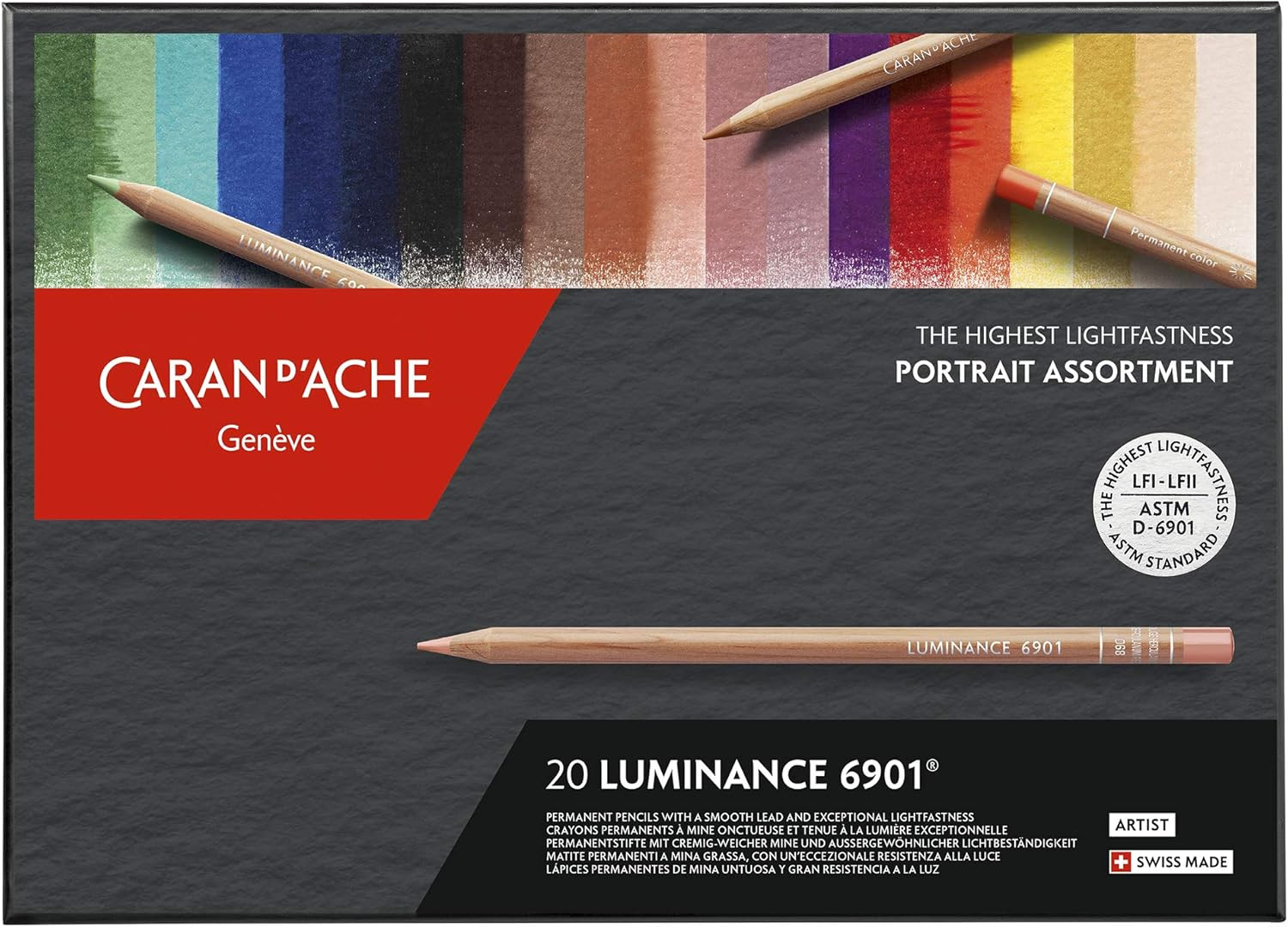 Luminance Portrait Assortment 20 Colours, Multi-colour, 2