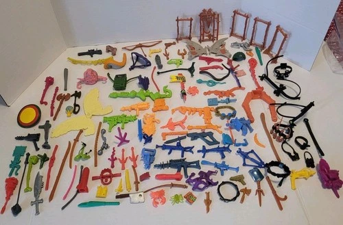 Vintage TMNT Accessories Weapons Mixed Lot Teenage Mutant Ninja Turtles 80’s 90