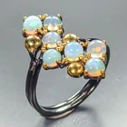 Women jewelry Natural Opal Ring 925 Sterling Silver Size 8 /R464033