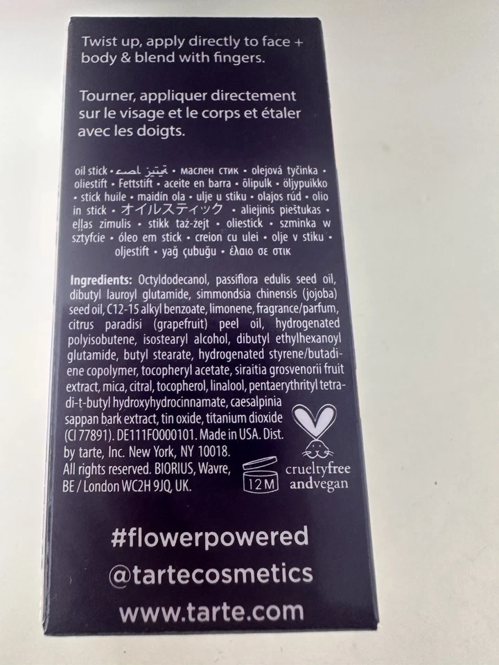 NUEVO Tarte Cuidado de la Piel Aceite de Maracuyá Difícil de Encontrar Tamaño Completo .6 OZ Nuevo en Caja Foto 4 de 4