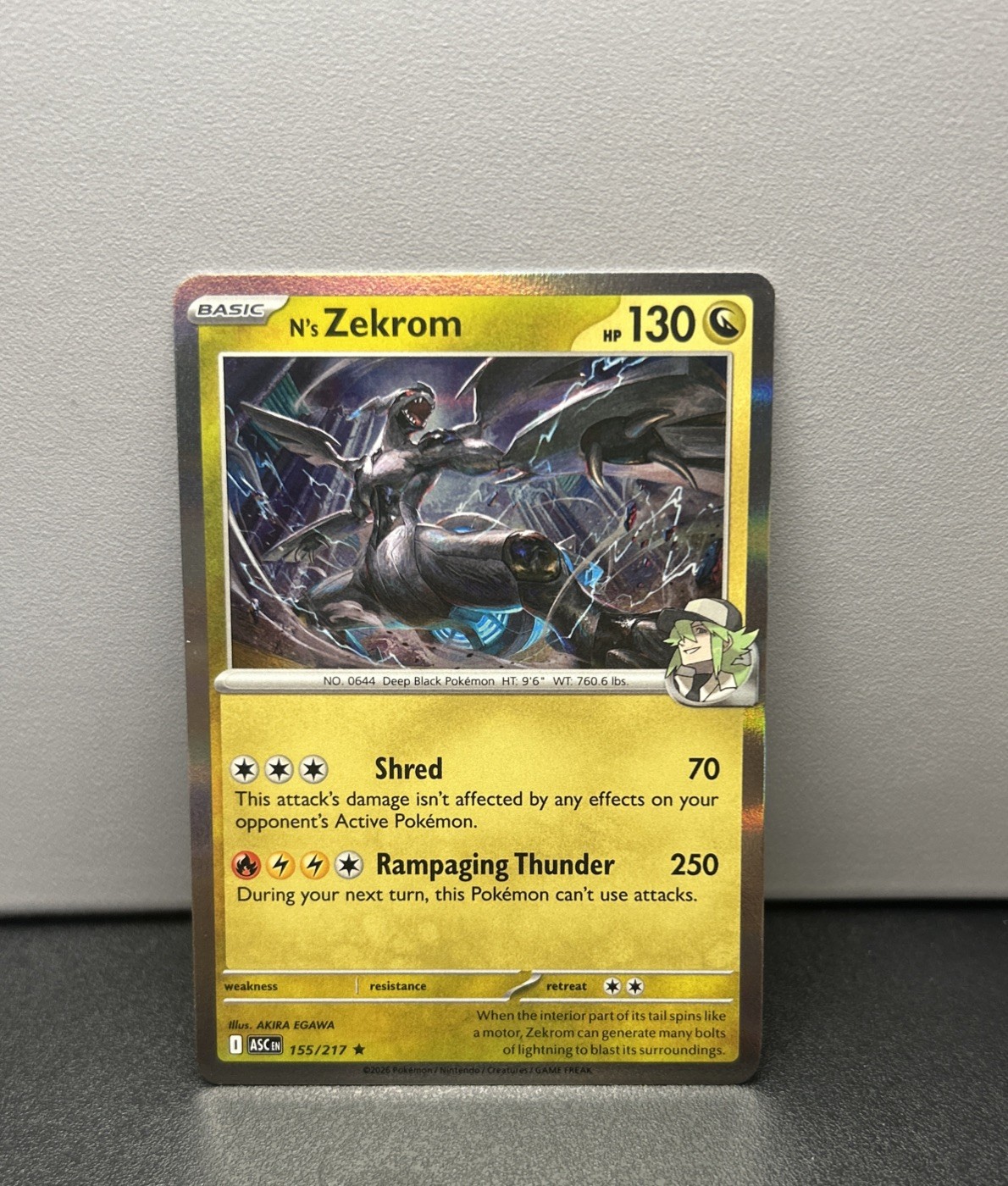N's Zekrom 155/217 Me: Ascended Heroes Holo
