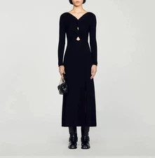 NWT Wool & Cashmere-Blend Sweaterdress 34 Xs