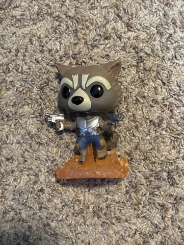 Funko Pop! Guardians of the Galaxy Vol. 2 Rocket Raccoon Pop #201 Loose No Box