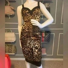 Cache Animal Print Leopard Formal Dresses for Women  s Size 4. D11