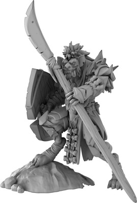 Brayan Nafarrate - Gnoll Spear #2 - DnD/TTRPG Figur/Miniatur