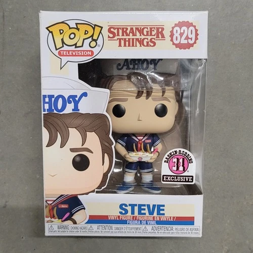 Funko Pop Stranger Things Steve #829 Baskin Robbins 31 Exclusive NIB