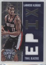2014-15 Totally Certified Epix Memorabilia Blue Game Dual LaMarcus Aldridge 1f0