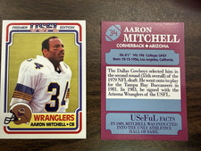 B243 Aaron Mitchell custom Arizona Wranglers ...