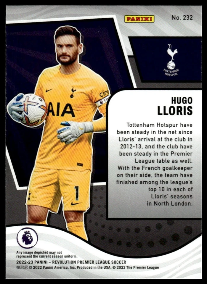 2022-23 Panini Revolution Premier League #232 Hugo Lloris - Image 2 of 2
