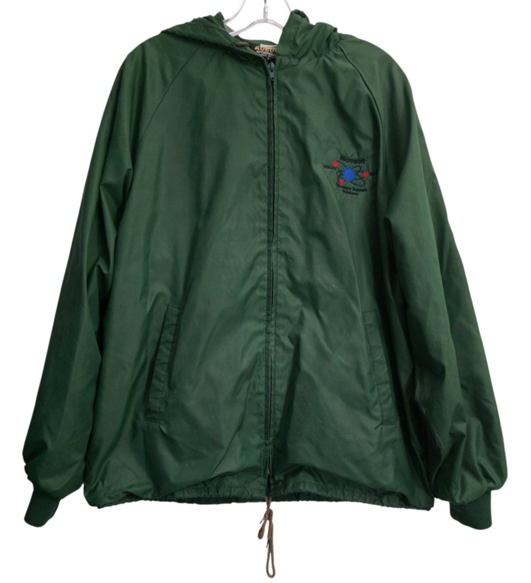 VTG Microsoft Developer Support Jacket Large Gree… - image 3