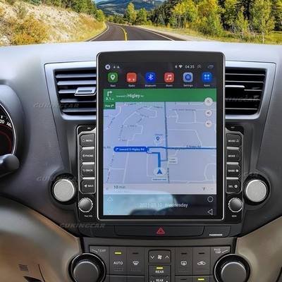 9.7in Para Toyota Highlander 2008-2013 Android13 Car estéreo Radio GPS Navi Unit