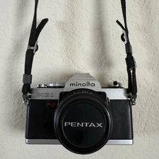 MINOLTA XG1 W/ MD ROKKOR-X 45MM 1:2 MADE IN JAPAN