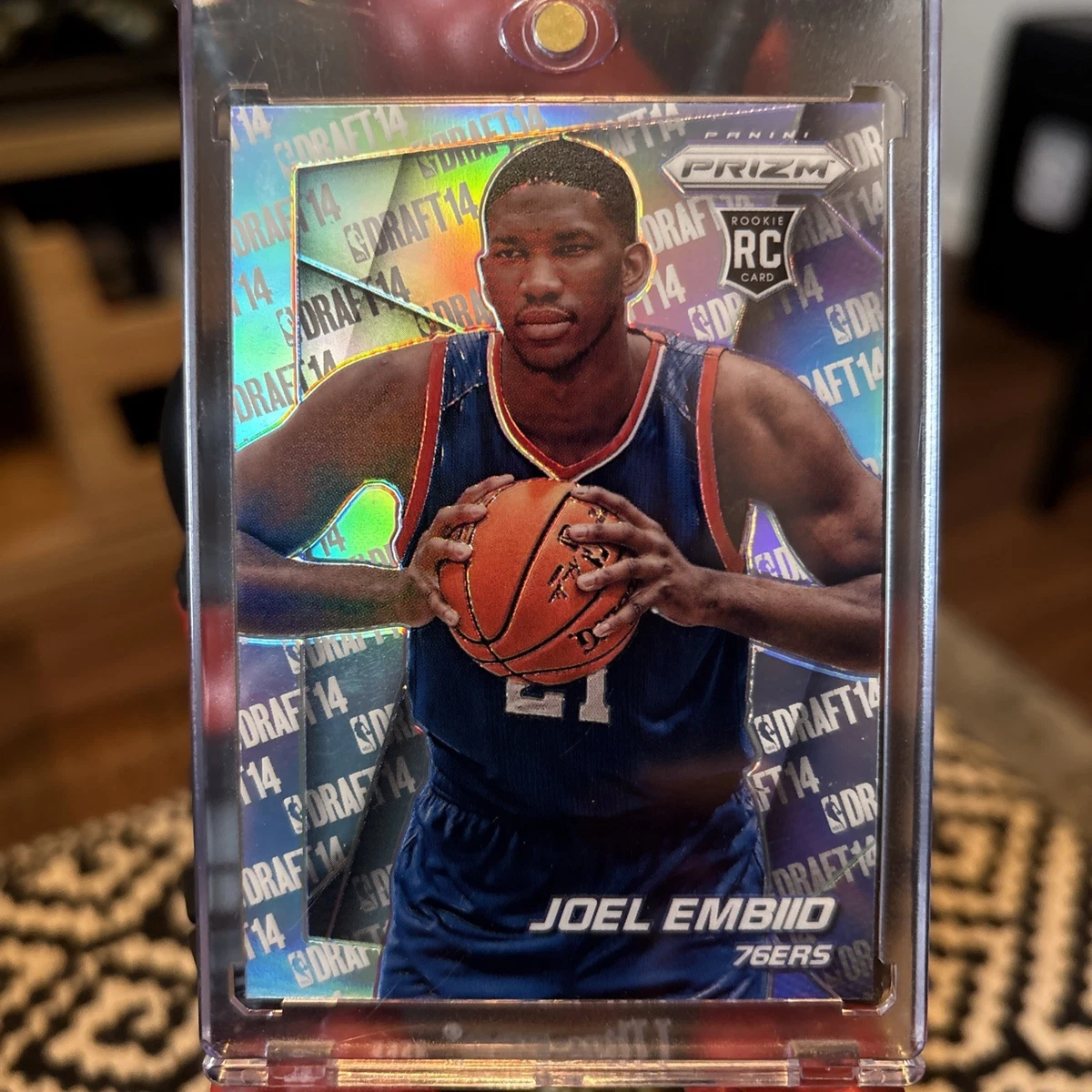 Panini NBA Prizm ジョエル エンビード RC 74/249シリ Panini Joel Embiid Basketball Rookie Sports Trading Cards