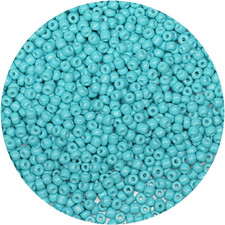 Turquoise Green Color 4mm Seed Beads About 1200pcs/100Grams in Bag, 6/0 Glass Cr