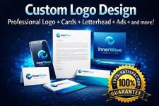 Custom Logo Design Professional Business Logo Branding, Cards, Letterhead