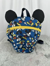Disney Kids Toddler Baby Mickey Mouse Character Safety Harness Backpack - Blue