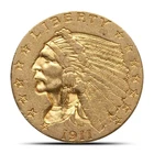 Pre-33 $2.50 Indian Gold Quarter Eagle Coin (XF)