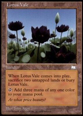 [1x] Lotus Vale Played, English Weatherlight MTG Magic