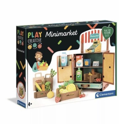 Clementoni 18550 Play Creative Mini-Markt, Brandneu Kostenloser Versand für Alter 4+