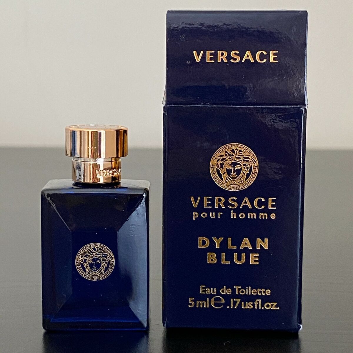 Versace Versace pour homme dylan blue Gift Set 0.17 oz Mini EDT +