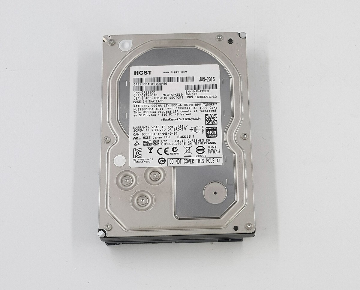 HGST HUS726060AL4211 6TB 7.2K 3.5