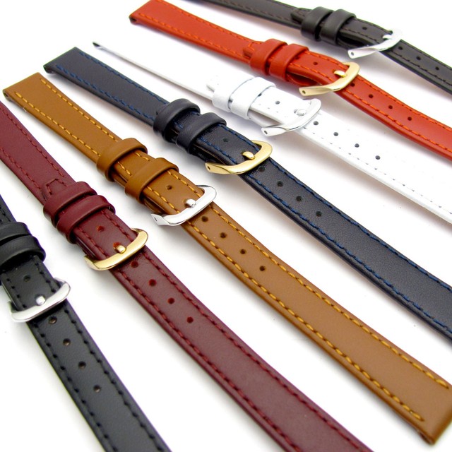 CONDOR Calf Leather Ladies Watch Strap 124R 10mm 12mm 14mm 7 Colours eBay