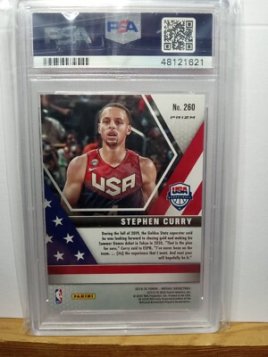 その他 2020 Stephen Curry Silver Prizm PSA 10 Stephen Curry 2020 Prizm #10 USA Basketball - Silver Price
