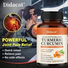 Turmeric Extract Capsules - 95% High Dosage Extract - With Organic Black Pepper