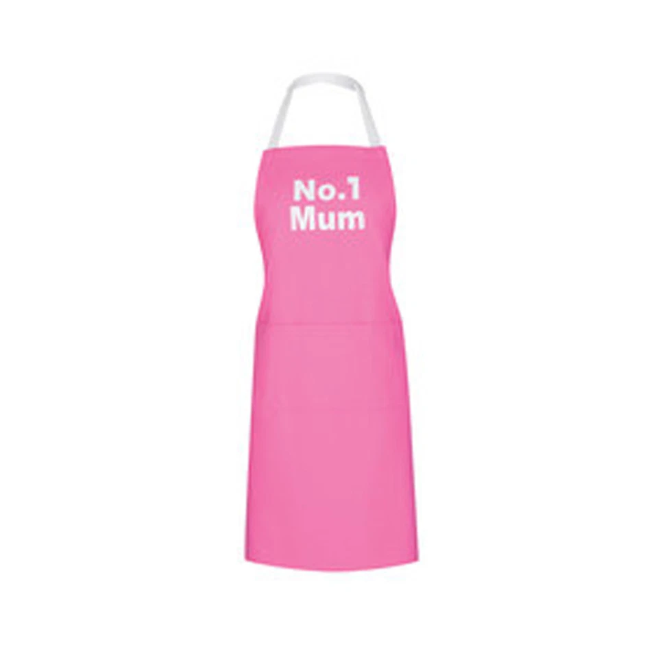 Mum Cooking Apron - Artscape No 1 Pink Aprons Kitchen Best Mom  Gift - Image 2 of 4