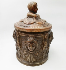 Grand pot à tabac en terre cuite époque XIXe siècle style Renaissance