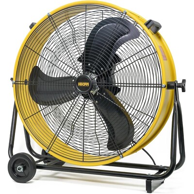 8700 CFM 24'' Heavy Duty High Velocity Barrel Floor Drum Fan for Industrial Use