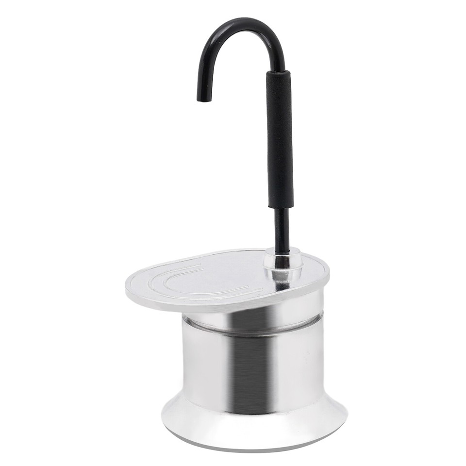 NEW Silver Coffee Mocha Maker Conduit Pot One Cup 50ml Extraction