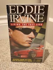 Eddie Irvine: Living The Fast Life VHS Tape 80 minutes