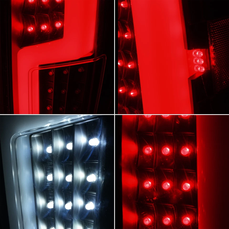 Pair LED Tube Tail Lights Brake Lamps For Chevy Colorado GMC Canyon 2004-2012 - Image 3 of 4