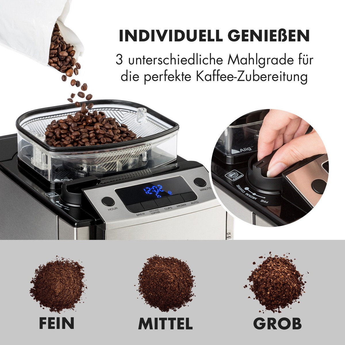 TIMEMORE Kastanie C2 Fold Handkaffeemühle - Verstellbares Edelstahl-Mahlwerk Mit Klappbarem Griff