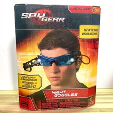 Spy Gear Night Vision Goggles Glasses Light Up, Flip Out Scope Spin Master