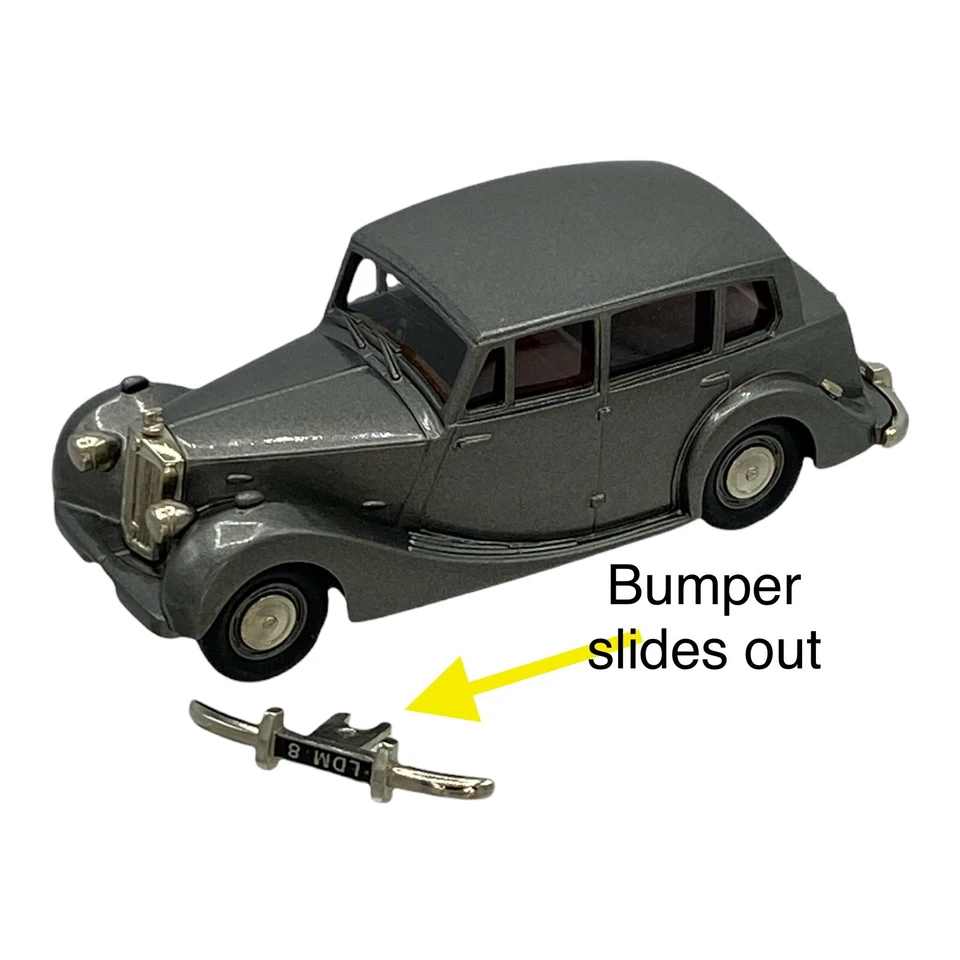 Parachoques delantero Brooklin Lansdowne 1/43 1954 Triumph Renown berlina LDM 8 extensiones Foto 4 de 4