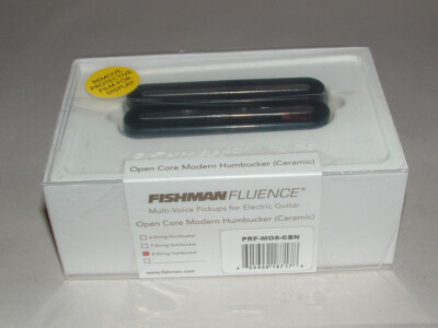 Fishman Fluence PRF-M08-CBN Open Core 8 String Pickup  Ceramic  BLACK/ NICKEL