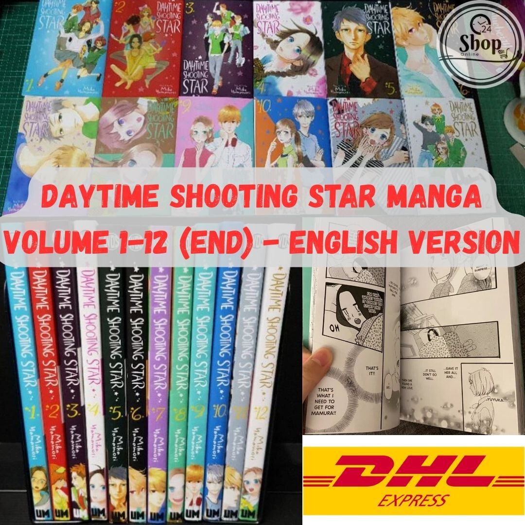 Daytime Shooting Star Manga Set Vol.1-12 Versión en Inglés por Mika Yamamori DHL