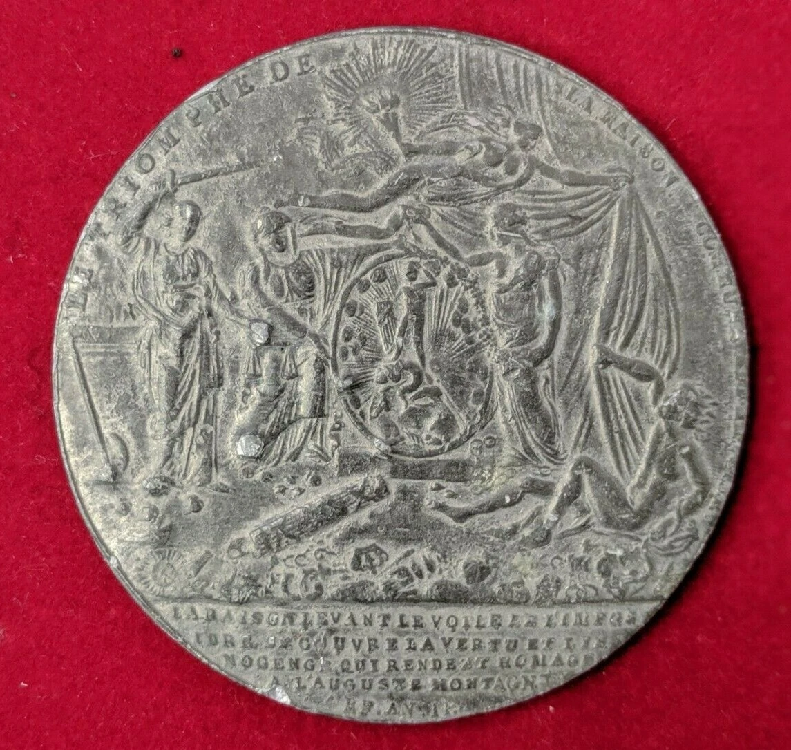France / Etranger Lot De 25 Medailles Anciennes Bronze Etain Etc XIX Avant Op1