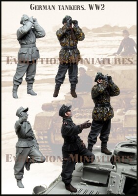 EVOLUTION MINIATURES GERMAN TANKERS WW2 EM35239 1:35