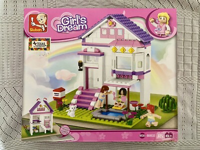 Girls Dream Villa With Pool Building Brick Kit