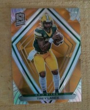 Trey Lance Rookie Card 2021 Chronicles Spectra Orange Draft Picks #281