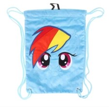 My Little Pony Rainbow Dash Heavy Duty Draw String Tote/Backpack HTF