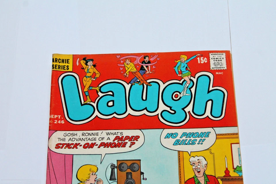 Archie Series Archie Comic Laugh #246 September 1971 Excellent Condition - Image 2 of 4